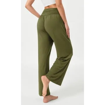 ODODOS Women's Palazzo Lounge Pants Light Weight Comfy