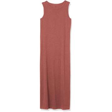 Amazon Essentials Women's Lived-in Cotton Sleeveless Maxi Dress (Previously Daily Ritual)