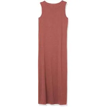 Amazon Essentials Women's Lived-in Cotton Sleeveless Maxi Dress (Previously Daily Ritual)