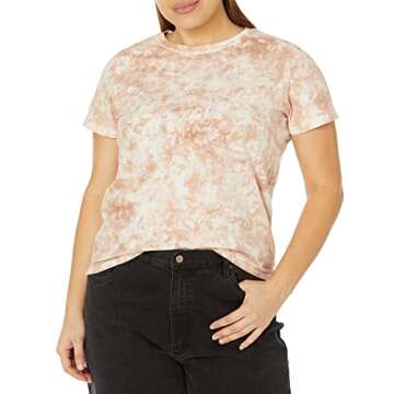 The Drop Women's Courtney Short-Sleeve Tiny Crewneck Jersey T-Shirt