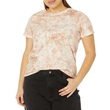 The Drop Women's Courtney Short-Sleeve Tiny Crewneck Jersey T-Shirt