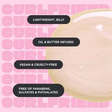 Cake Beauty Curl Jelly for Moisturizing & Defining Curls