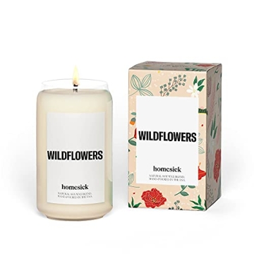 Wildflowers Candle by Homesick - Natural Soy Wax Delight
