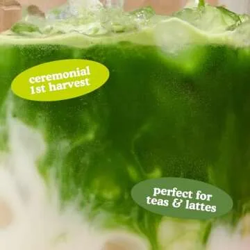 SEN CHA Naturals Organic Matcha Green Tea Powder, Ceremonial Grade, First Harvest Organic Matcha, 1oz Tin (1 Pack)