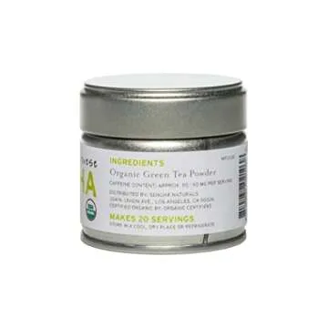 SEN CHA Naturals Organic Matcha Green Tea Powder, Ceremonial Grade, First Harvest Organic Matcha, 1oz Tin (1 Pack)