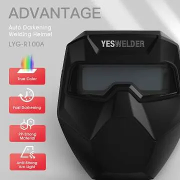 YESWELDER Auto Darkening Welding Goggles for Professionals