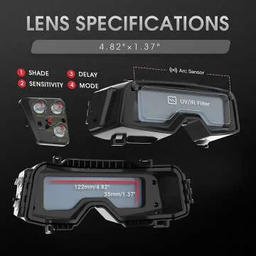 YESWELDER Auto Darkening Welding Goggles for Professionals