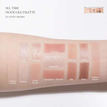 Peripera ALL TAKE MOOD LIKE PALETTE (03 HONEY BROWN (HONEY K-OOKIE))