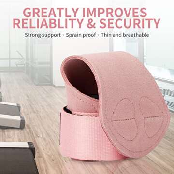 Adjustable Neoprene Padded Wrist straps for Weightlifting,Weight Lifting Straps Gym weight lifting wrist wraps，Gym Accessories for women for Men/Women(Pair)