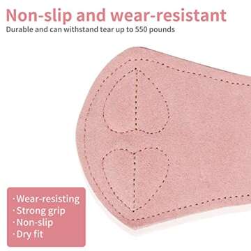 Adjustable Neoprene Padded Wrist straps for Weightlifting,Weight Lifting Straps Gym weight lifting wrist wraps，Gym Accessories for women for Men/Women(Pair)