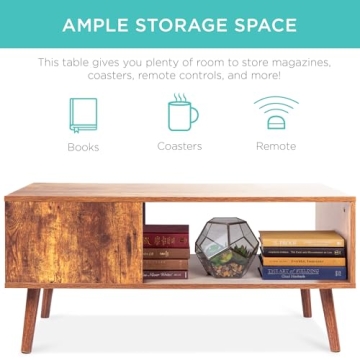 Stylish Mid-Century Modern Coffee Table for Living Room