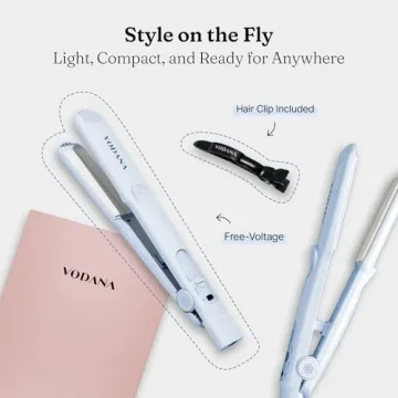 VODANA Professional Softbar Flat Iron - Stylish & Functional