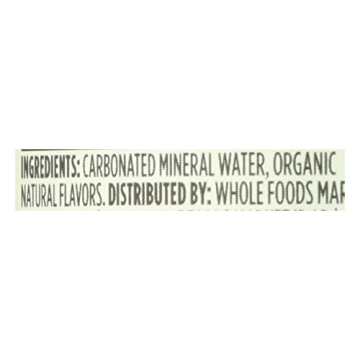 Whole Foods Organic Lime Sparkling Water – 6 Pack