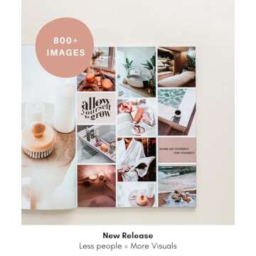 Vision Board Book - 800+ New and Improved Vision Board Pictures and Quotes for Vision Board Kit, Vis...