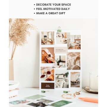 Vision Board Book - 800+ New and Improved Vision Board Pictures and Quotes for Vision Board Kit, Visualize, Inspire and Create Life Goals, Magazine for Vision Board Clip Art and Collage Book