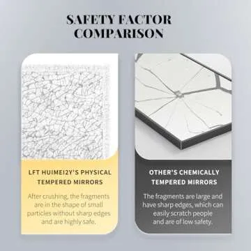 LFT HUIMEI2Y Full Length Mirror 65"x22", Full Body Tempered Mirror Rectangle with Stand, Large Wall Mounted Mirror for Bedroom or Living Room, Silver