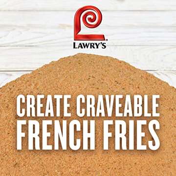 Lawry's Original French Fry Seasoning, 16 oz - One 16 Ounce Container of French Fry Seasoning Powder with Premium Blend of Spices, Best on Fries, Potatoes, Vegetables and More