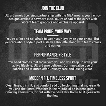 Ultra Game NBA Men's Fleece Hoodie Officially Licensed