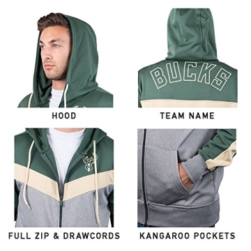 Ultra Game NBA Men's Fleece Hoodie Officially Licensed