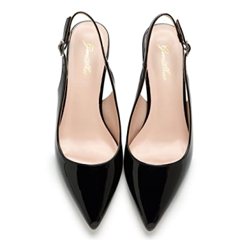 GENSHUO Elegant Women's Low Kitten Heels for Any Occasion