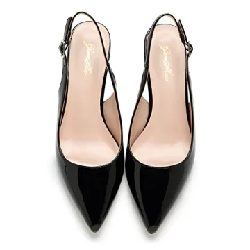 GENSHUO Elegant Women's Low Kitten Heels for Any Occasion