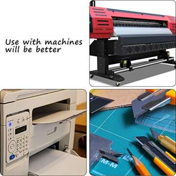 Jekkis 36 Pieces 6mil Clear Plastic Acetate Sheet for Craft, 12x12 Inch, Blank Stencil Sheets, Mylar Templates for Vinyl Cutting