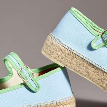 ATBELL Women's Canvas Espadrilles - Chic Summer Flats