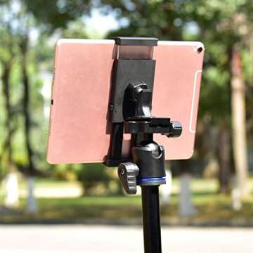 APPS2Car Adjustable Tablet Tripod Mount Adapter for 7-11 Inch iPad and Samsung Galaxy Tablets