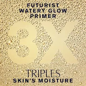 Estée Lauder Futurist Aqua Brilliance™ Watery Glow Primer with Hylauronic Acid for Triple Moisture, 0.5 Ounce