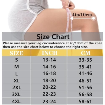 Knee Braces with Strap for Pain Relief (2 Pack)