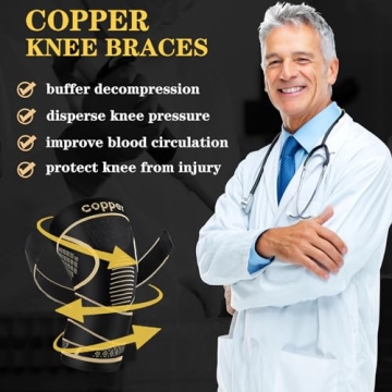 Knee Braces with Strap for Pain Relief (2 Pack)