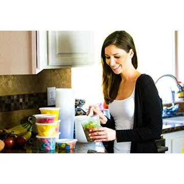 32oz Clear Deli Food Storage Containers - 24 Pack