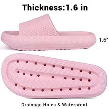 VONMAY Cloud Slides: Comfortable Non-Slip Slippers