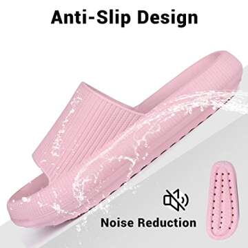 VONMAY Cloud Slides: Comfortable Non-Slip Slippers