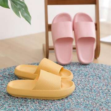 VONMAY Cloud Slides: Comfortable Non-Slip Slippers