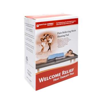 Thermophore Battle Creek Welcome Relief Moist or Dry Heating Pad, 21" X 24", Washable, Fast-Heating