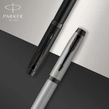 PARKER IM Rollerball Pen - Elegant Black Lacquer Design