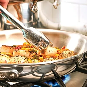 All-Clad Stainless Steel Serving Tongs for Kitchen Tools