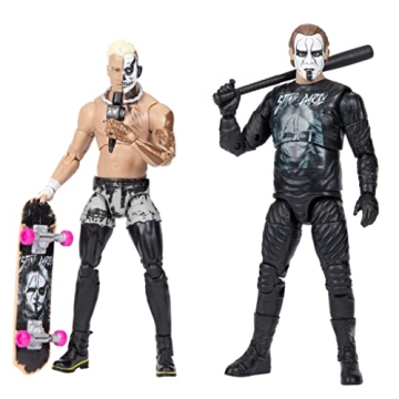 All Elite Wrestling UNRIVALED Sting & Darby ALLIN 2 Pack - Two 6-Inch Figures with Accessories - Ama...