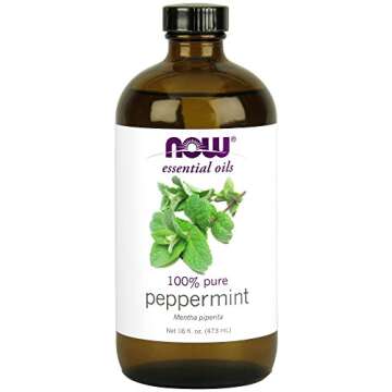 NOW Foods Essential Oils Peppermint - 16 fl oz - Aromatherapy & More