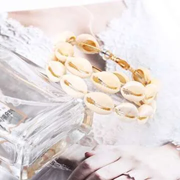 Chic Cowrie Shell Hoop Earrings for Women Stylish Gift