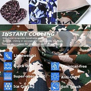 Cooling Towel Pack for Sports & Outdoor Activities