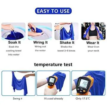 Cooling Towel Pack for Sports & Outdoor Activities