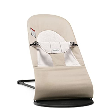 BABYBJÖRN Bouncer Balance Soft, Cotton/Jersey, Beige/Gray