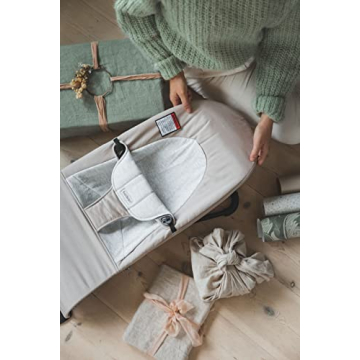 BABYBJÖRN Bouncer Balance Soft, Cotton/Jersey, Beige/Gray