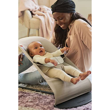 BABYBJÖRN Bouncer Balance Soft, Cotton/Jersey, Beige/Gray