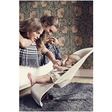 BABYBJÖRN Bouncer Balance Soft, Cotton/Jersey, Beige/Gray