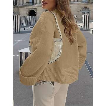 LOGENE Women's Soft Oversized Sweater - Cozy Style