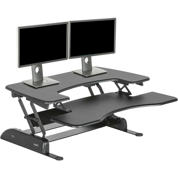 Dual Monitor Adjustable Standing Desk Converter