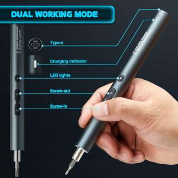 62 In 1 Mini Electric Screwdriver with 48 Heads